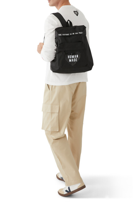 Medium Nylon Oxford Backpack